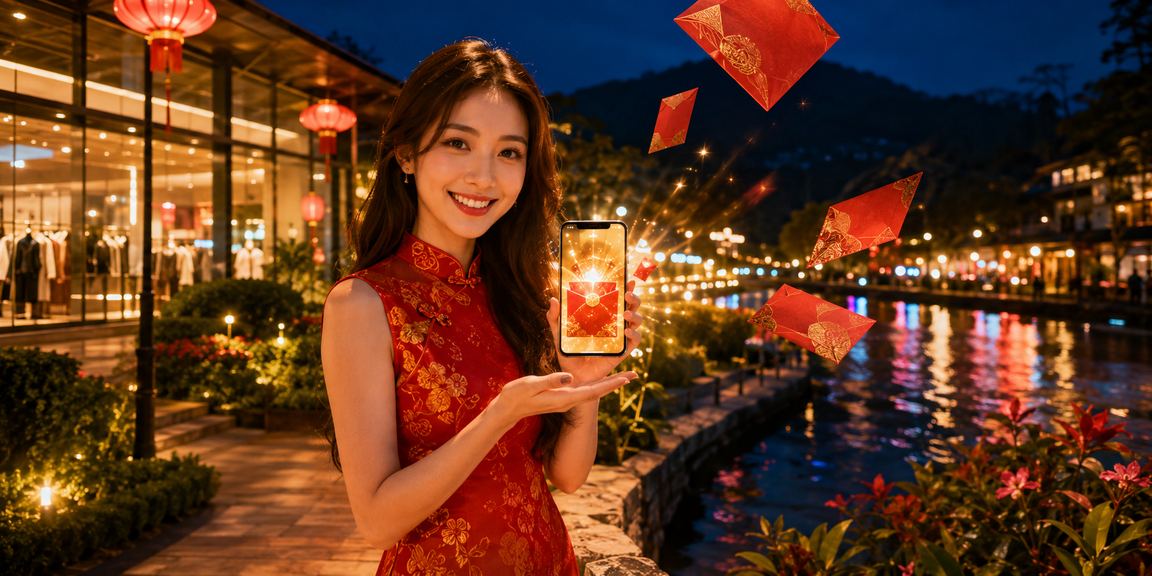 Sampul merah bonus Hari Raya gaya Malaysia untuk pemain kasino dalam talian