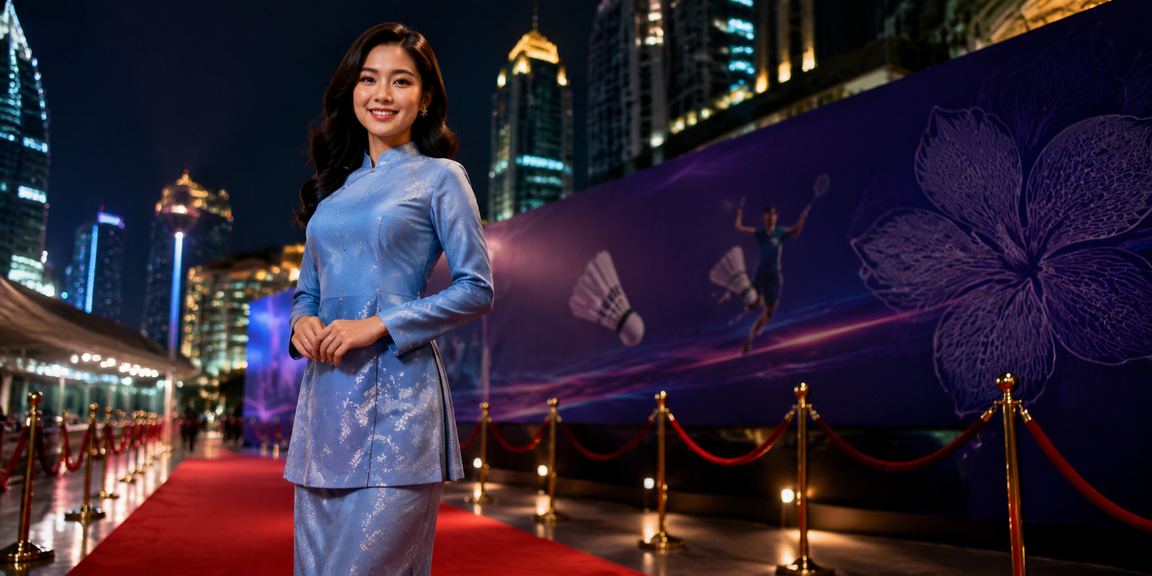 Pengguna wanita berbaju kurung menggunakan aplikasi kasino di Seremban dengan selamat